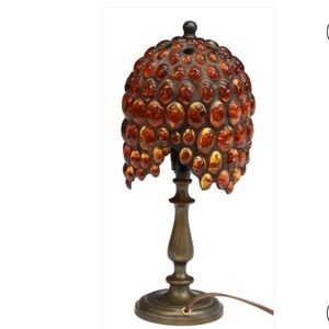 Real Amber Table Lamp